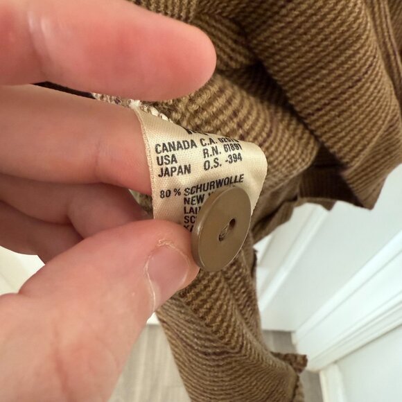 Escada by Margaretha Ley Wool Cashmere Pleated Skirt Brown Plaid Size 34 - Picture 4 of 5